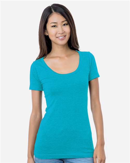 Bayside Women's USA-Made Scoop Neck T-Shirt 3405
