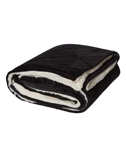 Alpine Fleece Oversized Mink Sherpa Blanket 8726