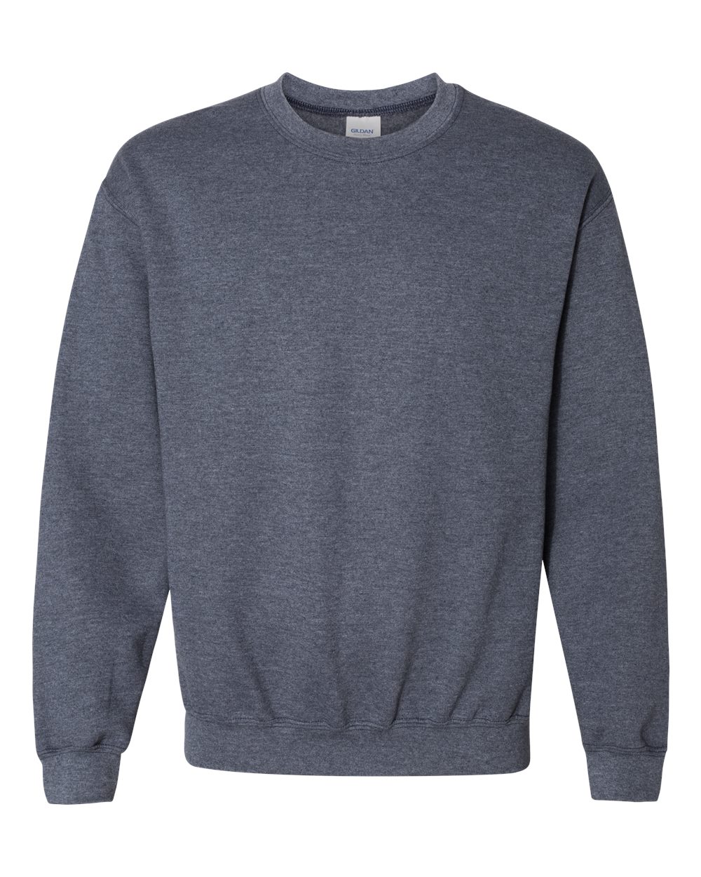 Gildan 18000 - Unisex Heavy Blend™ Crewneck Sweatshirt - Heather Dark Navy