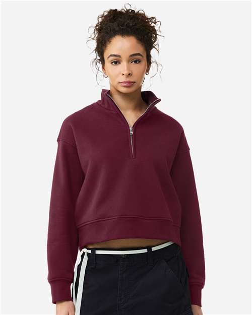 BELLA + CANVAS Women's 10 oz. Heavyweight Half-Zip Pullover 4540