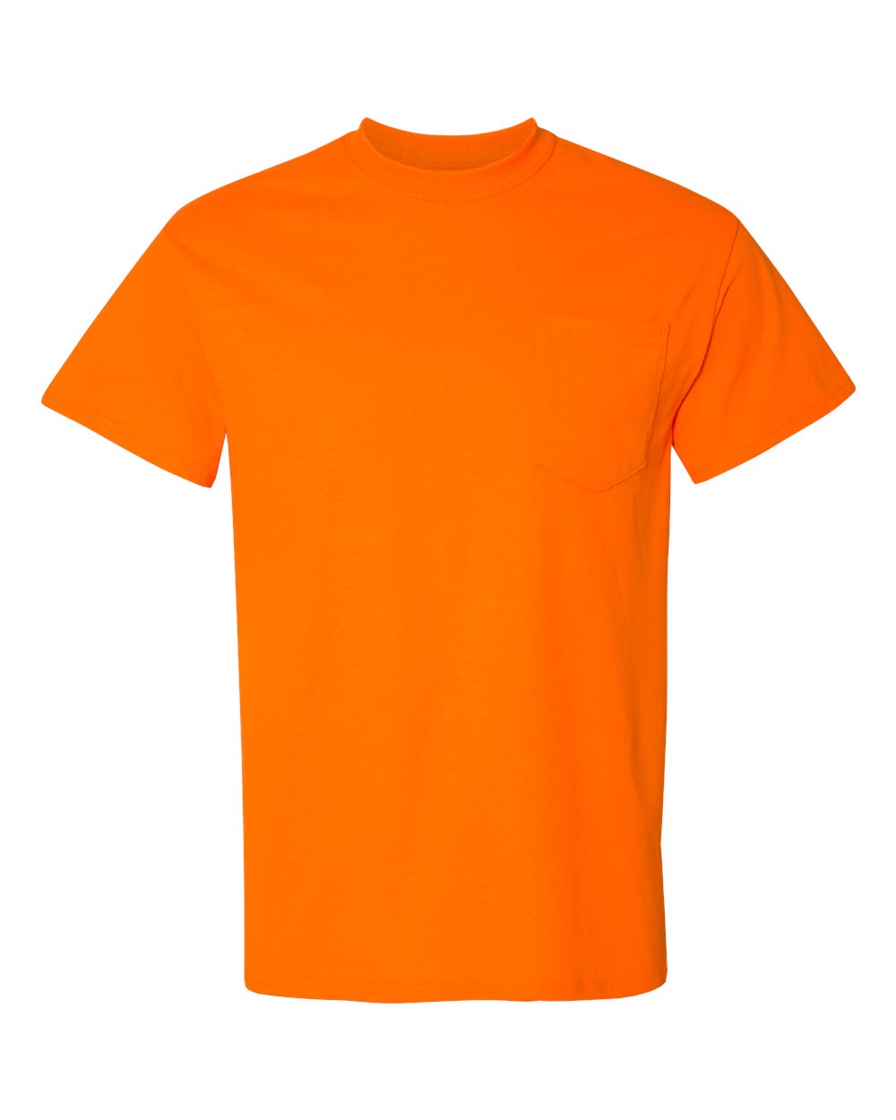 Gildan 8300 - Unisex DryBlend® Pocket T-Shirt - Safety Orange