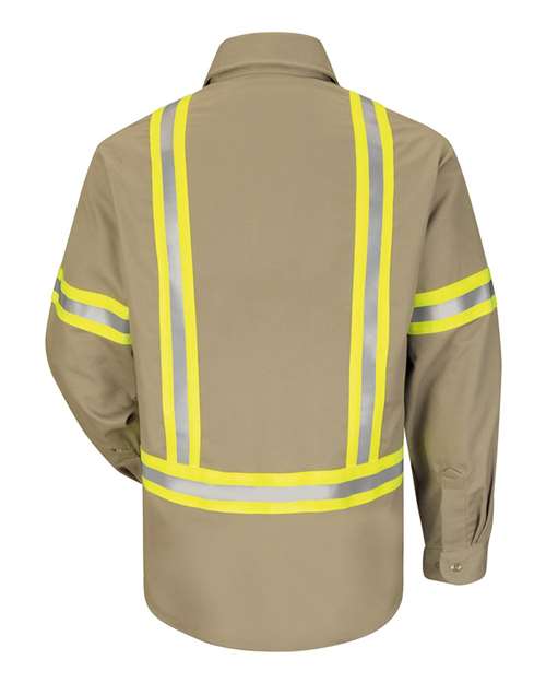 Bulwark Men's Enhanced Visibility Uniform Shirt SLDT