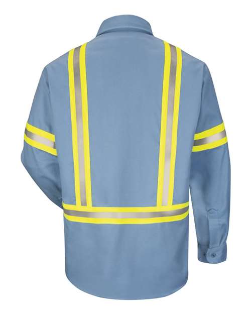 Bulwark Men's Enhanced Visibility Uniform Shirt SLDT
