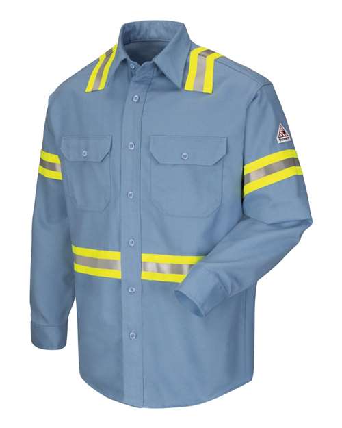 Bulwark Men's Enhanced Visibility Uniform Shirt SLDT