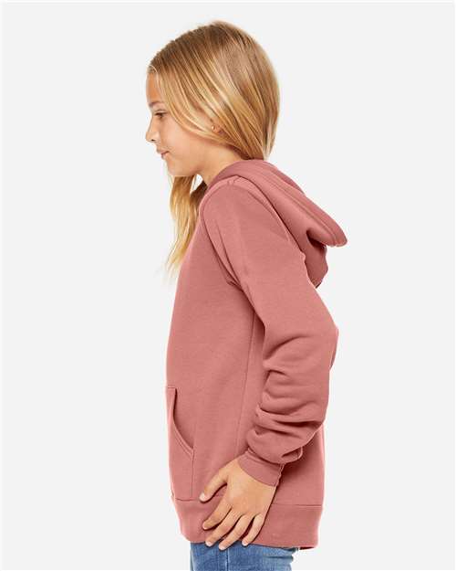 BELLA + CANVAS Youth Sponge Fleece Hoodie Sweatshirt 3719Y
