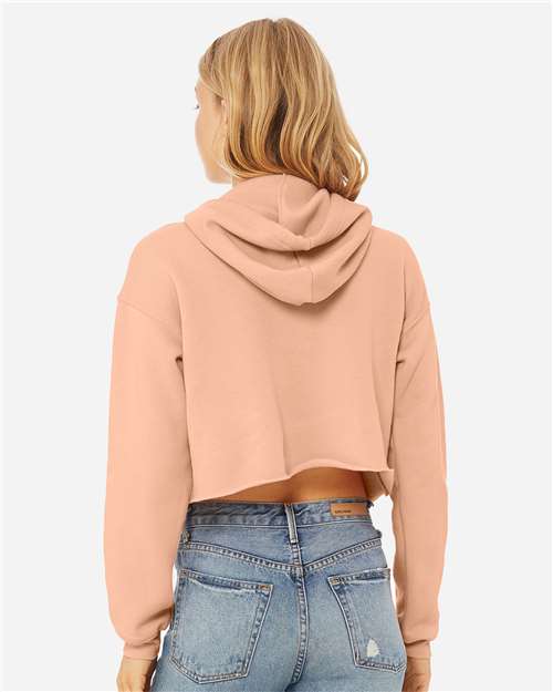 BELLA + CANVAS Women's Crop Hoodie Sweatshirt 7502