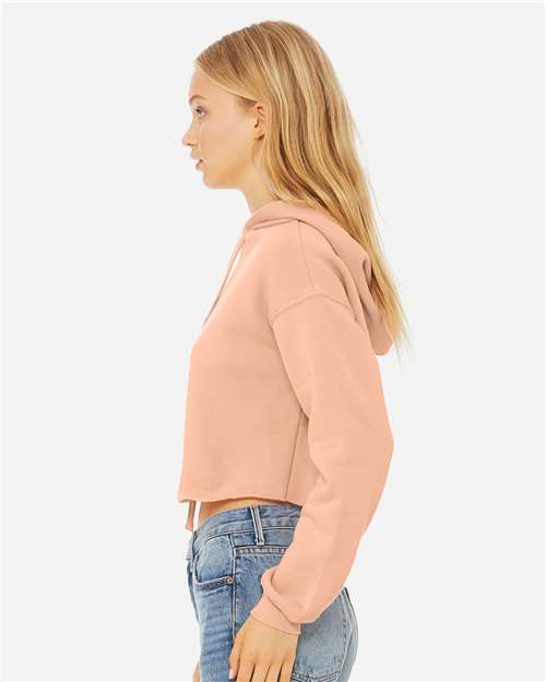 BELLA + CANVAS Women's Crop Hoodie Sweatshirt 7502