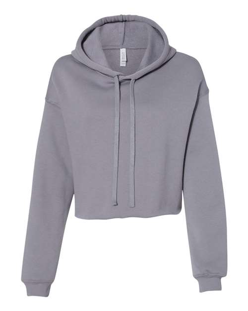BELLA + CANVAS Women's Crop Hoodie Sweatshirt 7502