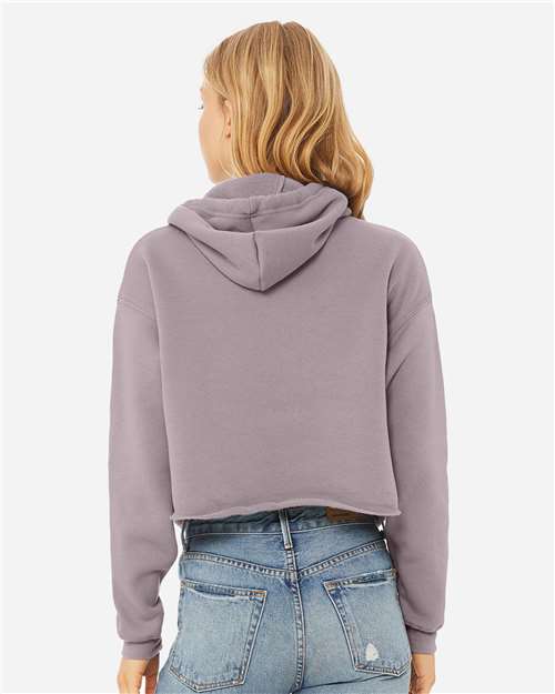 BELLA + CANVAS Women's Crop Hoodie Sweatshirt 7502
