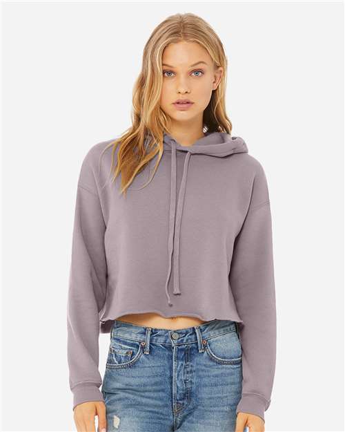 BELLA + CANVAS Women's Crop Hoodie Sweatshirt 7502