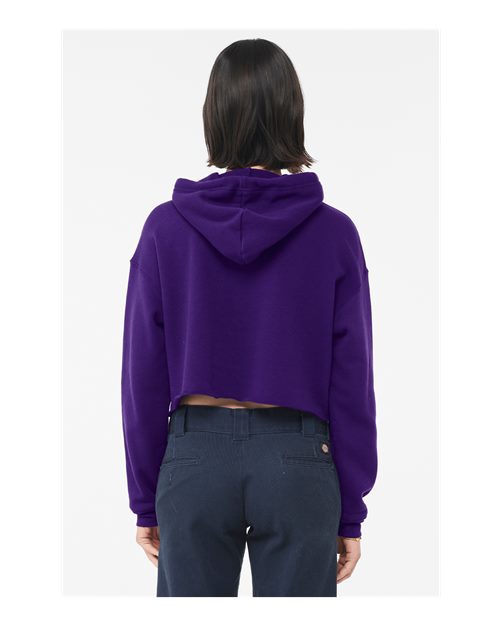 BELLA + CANVAS Women's Crop Hoodie Sweatshirt 7502