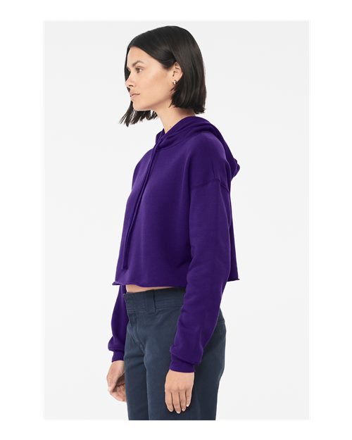 BELLA + CANVAS Women's Crop Hoodie Sweatshirt 7502