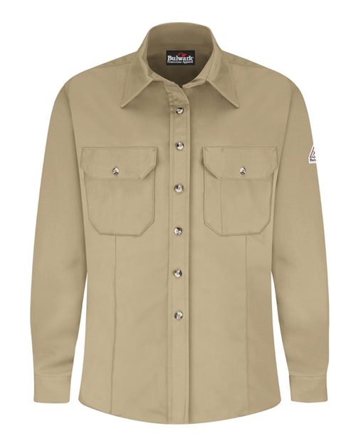 Bulwark Women's Midweight Dress Uniform Shirt SLU3
