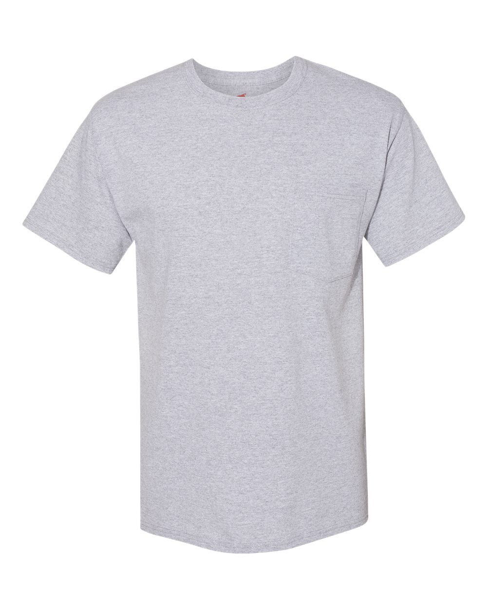 Hanes W110 - Unisex Workwear Pocket T-Shirt - Light Steel
