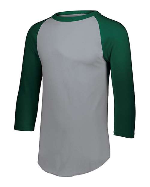 Augusta Sportswear Youth Three-Quarter Sleeve Baseball Jersey 4421