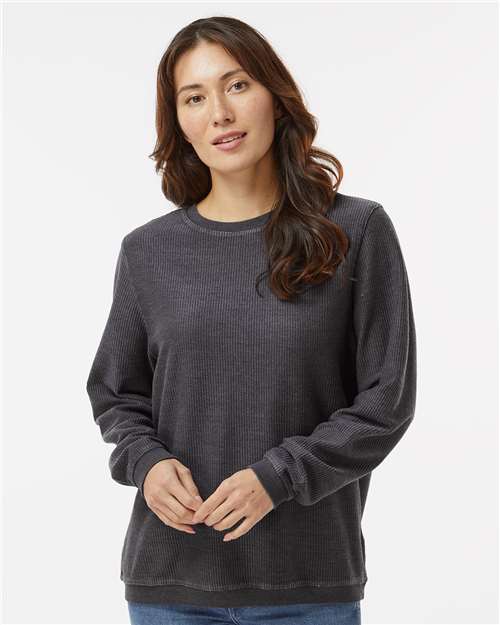 Boxercraft Unisex Corded Crewneck Sweatshirt D02