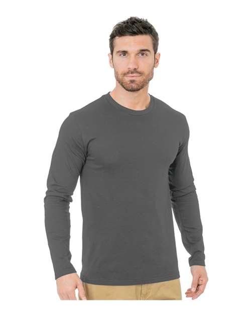 Bayside Unisex Fine Jersey Long Sleeve T-Shirt 9550