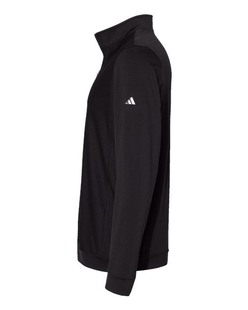 Adidas Men's Textured Quarter-Zip Pullover A295