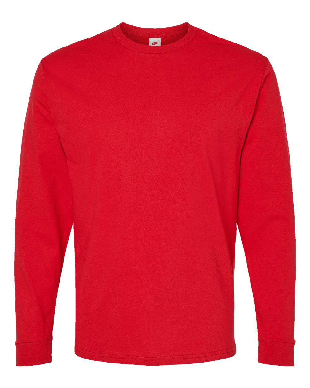 Hanes 5286 - Unisex Essential-T Long Sleeve T-Shirt - Athletic Red