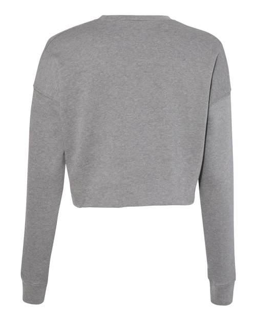 BELLA + CANVAS Women's Crop Crewneck Sweatshirt 7503