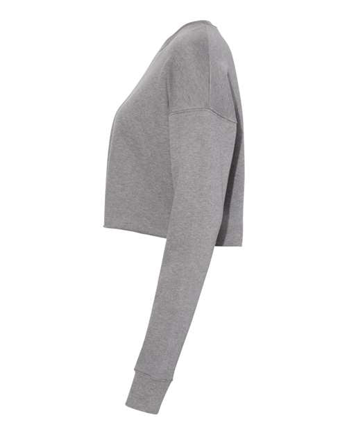 BELLA + CANVAS Women's Crop Crewneck Sweatshirt 7503