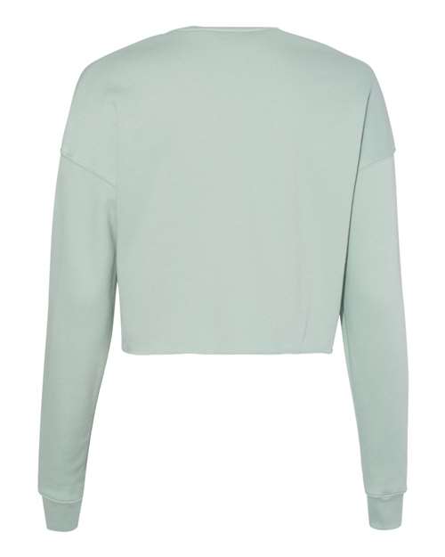 BELLA + CANVAS Women's Crop Crewneck Sweatshirt 7503
