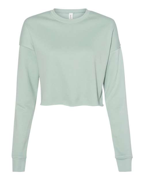 BELLA + CANVAS Women's Crop Crewneck Sweatshirt 7503