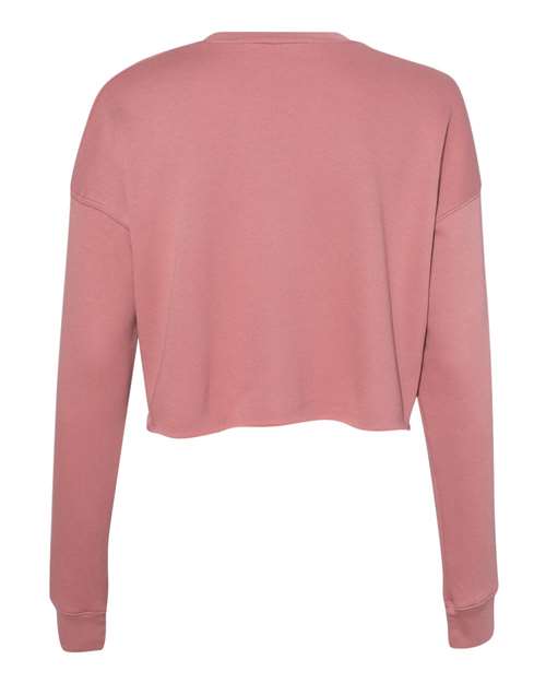 BELLA + CANVAS Women's Crop Crewneck Sweatshirt 7503