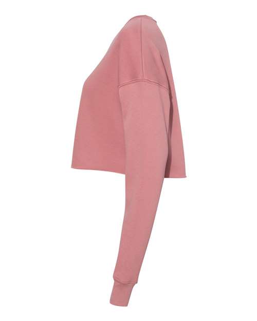 BELLA + CANVAS Women's Crop Crewneck Sweatshirt 7503