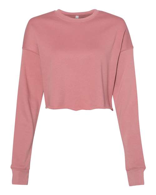 BELLA + CANVAS Women's Crop Crewneck Sweatshirt 7503