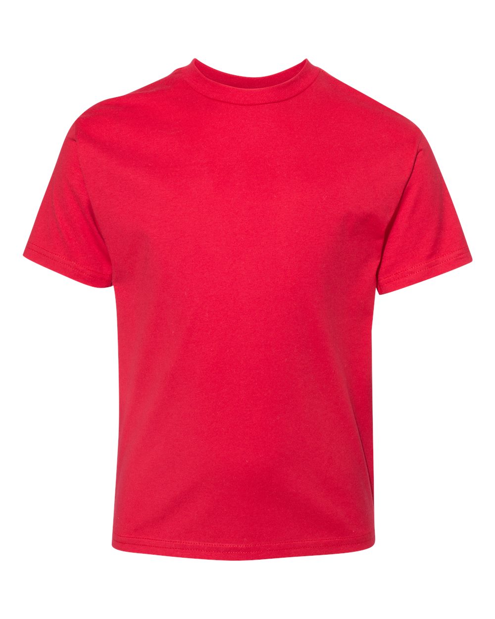 Hanes 498Y - Youth Perfect-T T-Shirt - Athletic Red