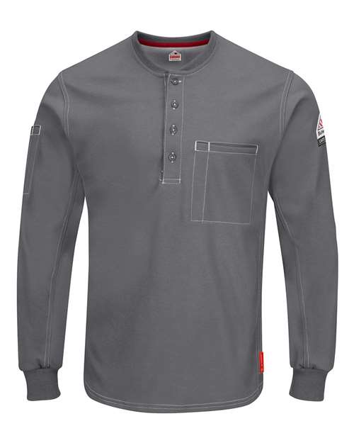 Bulwark Men's Tall iQ Series® Plus Long Sleeve Henley QT40T