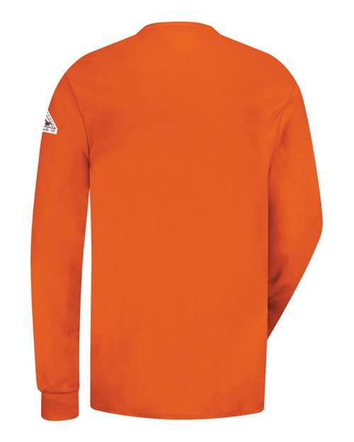 Bulwark Men's Tall Long Sleeve Tagless Henley Shirt SEL2T