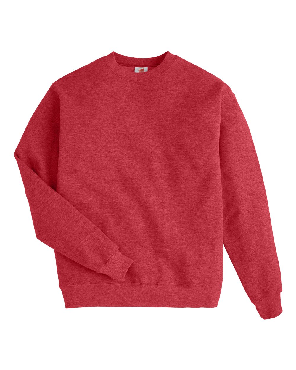 Hanes P160 - Unisex EcoSmart® Crewneck Sweatshirt - Heather Red