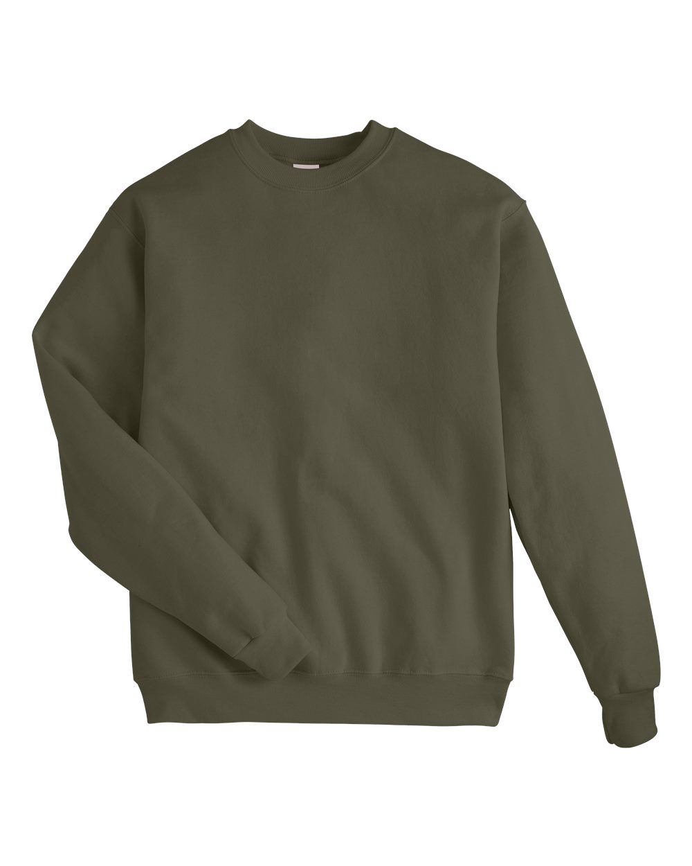 Hanes P160 - Unisex EcoSmart® Crewneck Sweatshirt - Fatigue Green