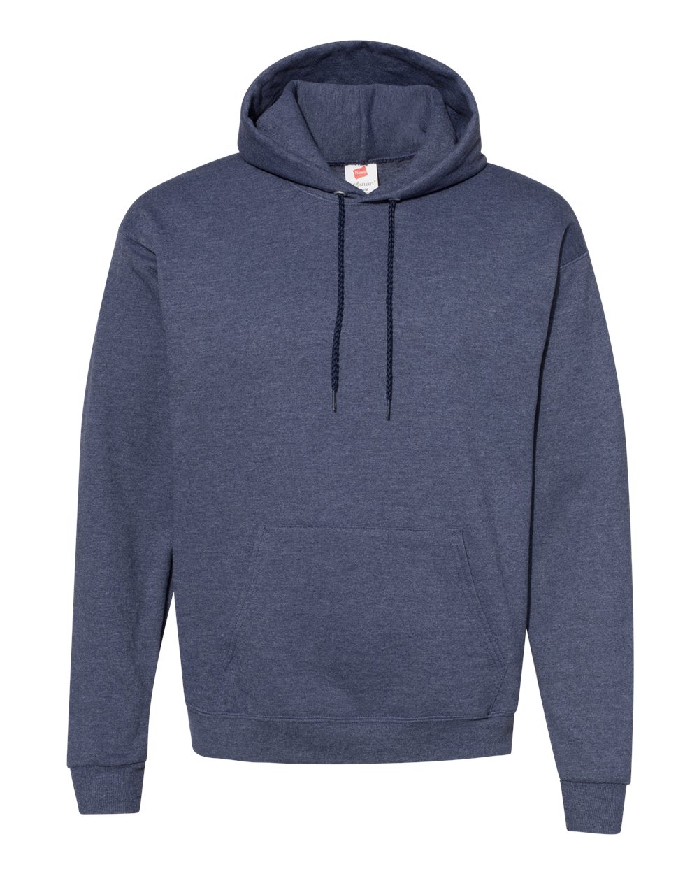 Hanes P170 - Unisex EcoSmart® Hooded Sweatshirt - Heather Navy