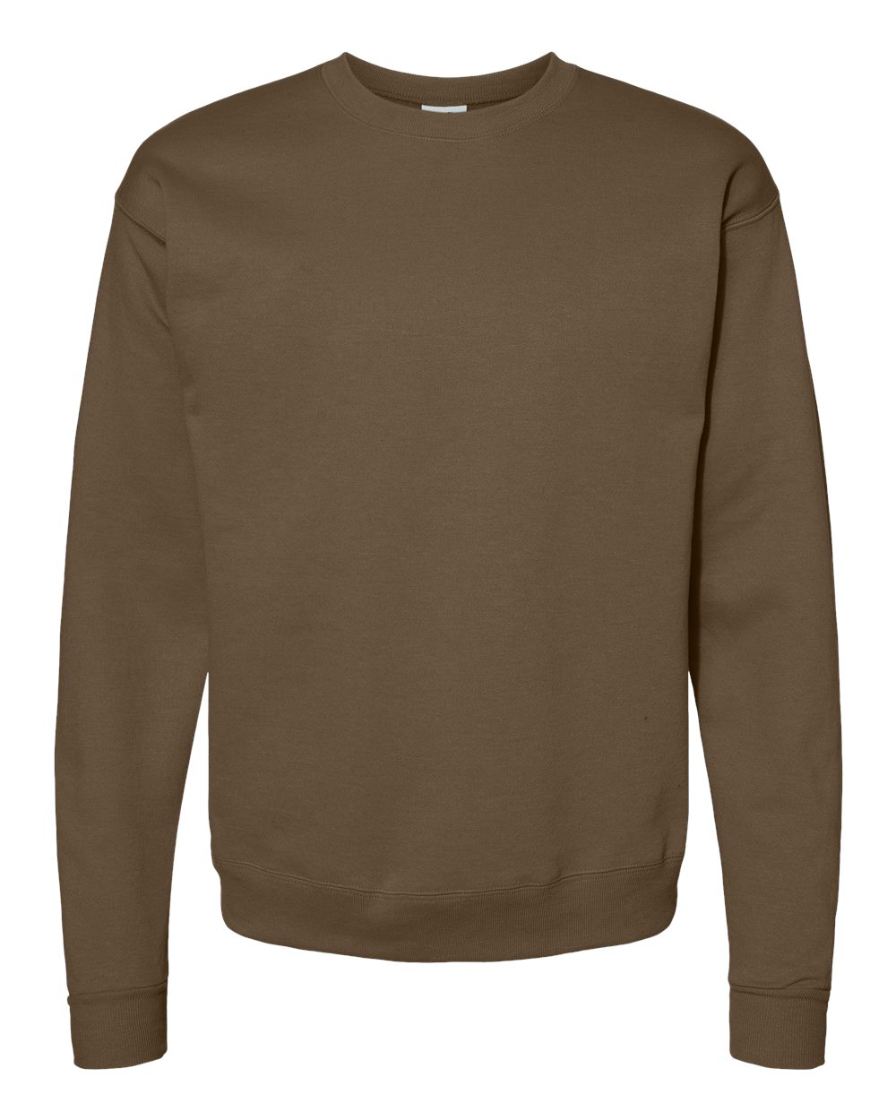Hanes P160 - Unisex EcoSmart® Crewneck Sweatshirt - Army Brown