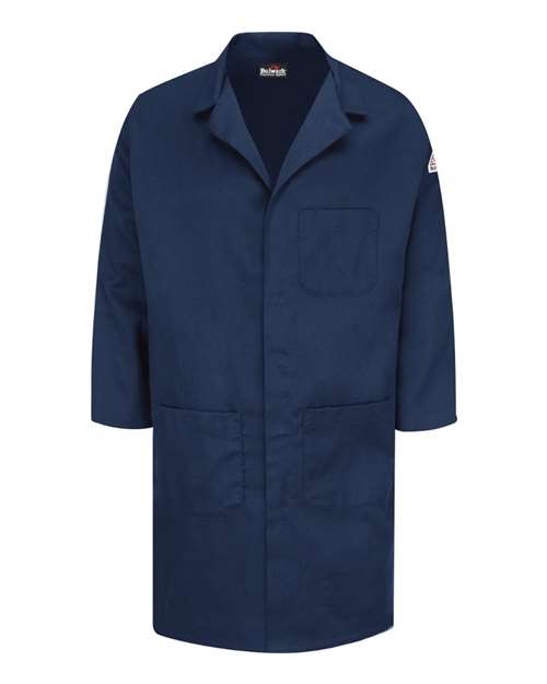 Bulwark Men's Concealed Snap Front Lab Coat - EXCEL FR® ComforTouch® - 6 oz. KLL6