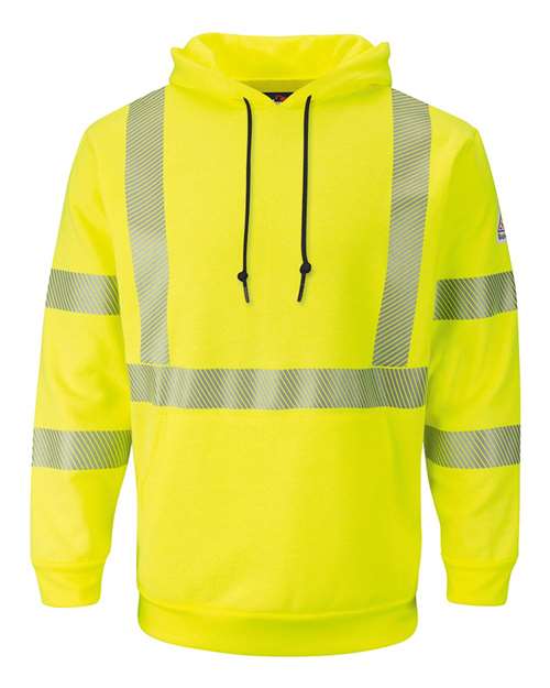 Bulwark Men's Hi-Visibility Hooded Sweatshirt SMH4