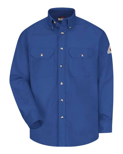 Bulwark Men's Tall Dress Uniform Shirt - Excel FR ComforTouch - 7 oz. SLU2T
