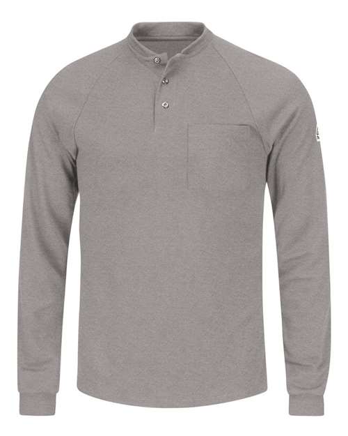 Bulwark Men's Long Sleeve Henley Shirt- CoolTouch®2 SML2