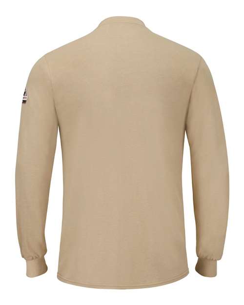 Bulwark Men's Long Sleeve Henley SML8