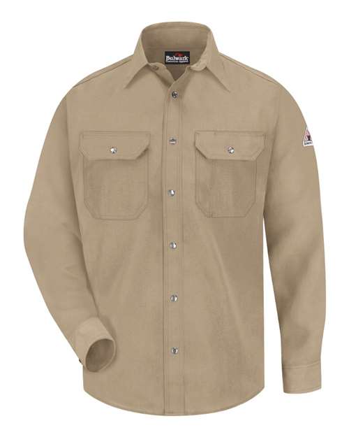 Bulwark Men's Tall Snap-Front Uniform Shirt - Nomex® IIIA 4.5 oz. SNS2T