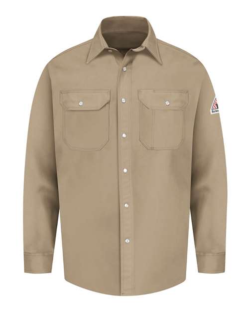 Bulwark Men's Tall Snap-Front Uniform Shirt - EXCEL FR SES2T