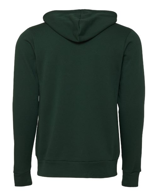 BELLA + CANVAS Unisex Sponge Fleece Full-Zip Hoodie Sweatshirt 3739