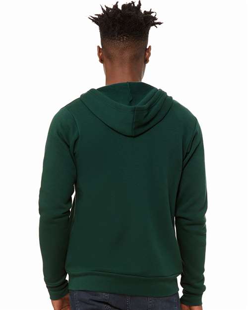 BELLA + CANVAS Unisex Sponge Fleece Full-Zip Hoodie Sweatshirt 3739