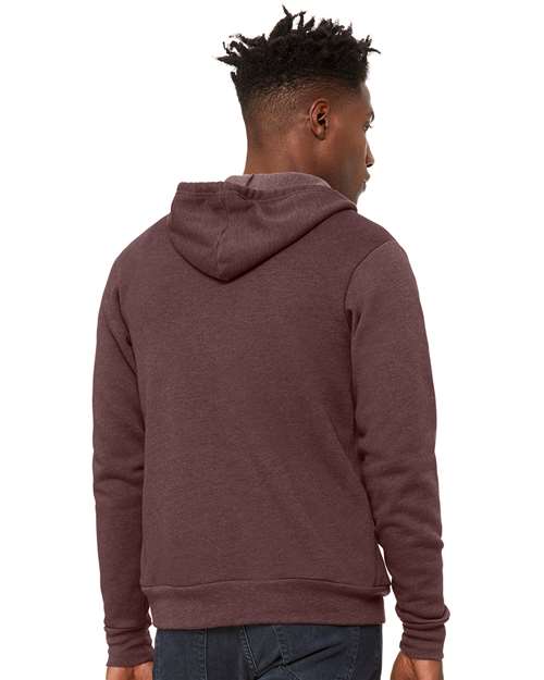 BELLA + CANVAS Unisex Sponge Fleece Full-Zip Hoodie Sweatshirt 3739