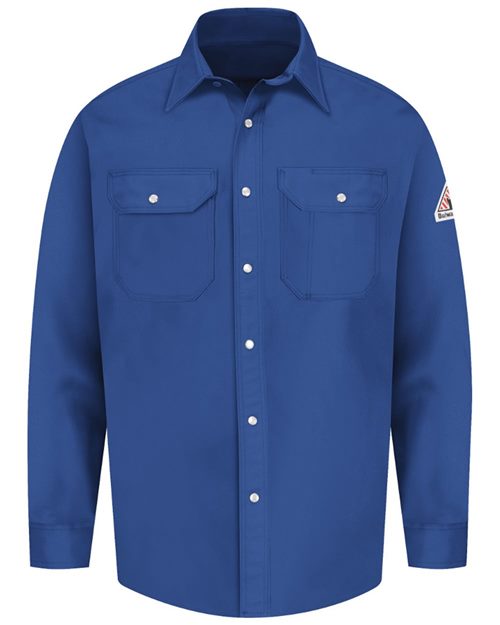 Bulwark Men's Tall Snap-Front Uniform Shirt - EXCEL FR SES2T