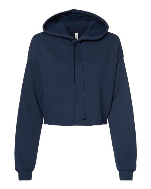BELLA + CANVAS Women's Crop Hoodie Sweatshirt 7502