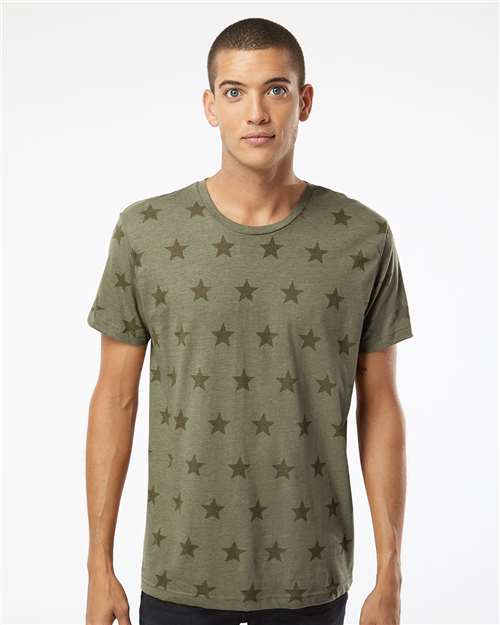 Code Five Men's Star Print Tee 3929